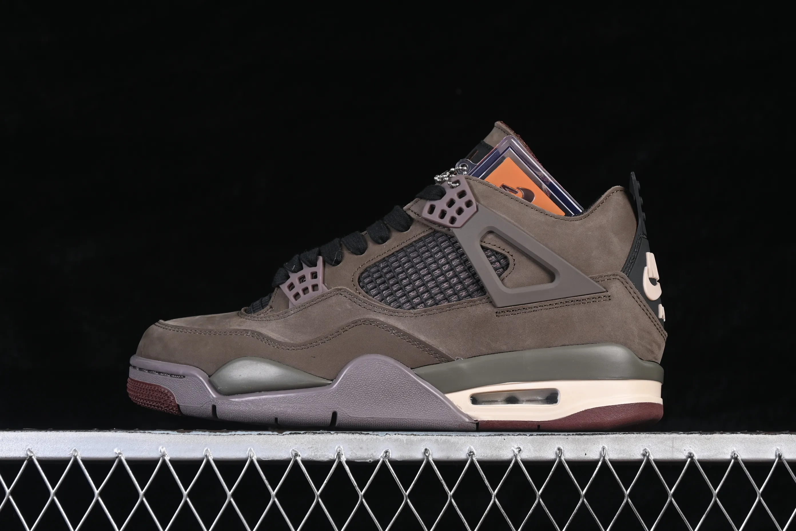 All categories Air Jordan Jordan series basketball shoes Air Jordan 4 A Ma Maniere x Air Jordan 4 Rerto "Dark Mocha" AJ4 Joe 4 Mocha Brown IF3102-200